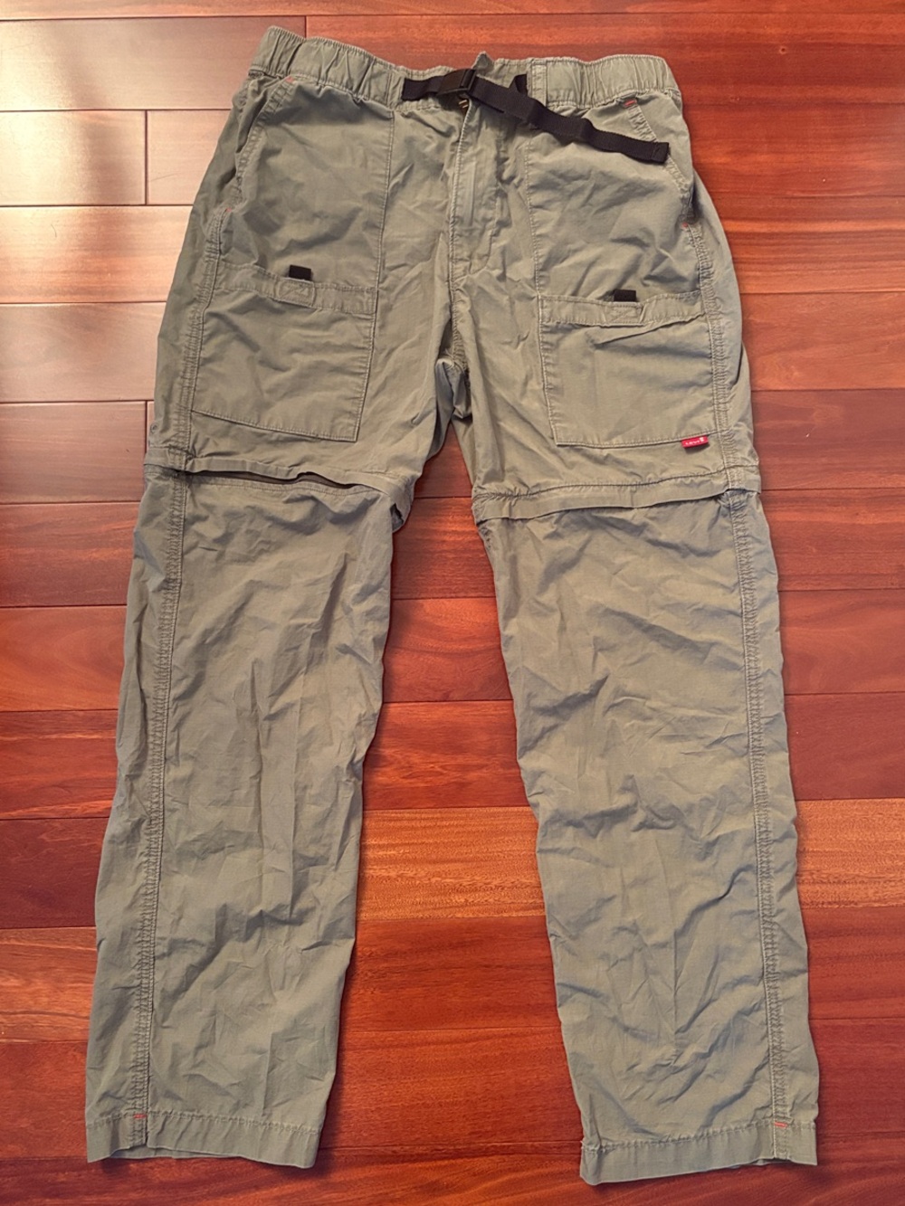 Levi's Men's Cargo Short/Pants Convertible In Olive Green